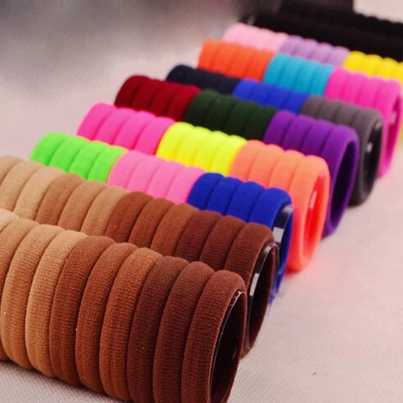 100Pcs Hair Accessories Girl Hair Ties Gum Basic None Seam Tousheng Ultra Elastic Rubber Band Hair Rope Fluorescence Colored
100Pcs Hair Accessories Girl Hair Ties Gum Basic None Seam Tousheng Ultra Elastic Rubber Band Hair Rope Fluorescence Colored