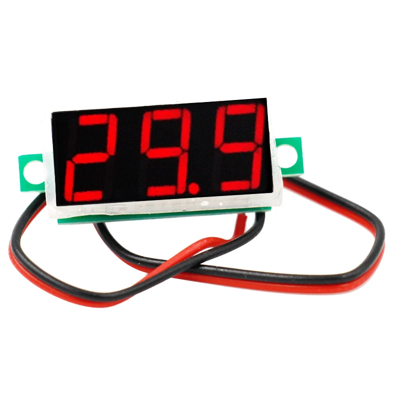 10 шт. мини DC2.4V-30V светодиодный дисплей 3-цифровой вольтметр тестер Датчик панель двигатель Мотоцикл монитор 20%
10 шт. мини DC2.4V-30V светодиодный дисплей 3-цифровой вольтметр тестер Датчик панель двигатель Мотоцикл монитор 20%