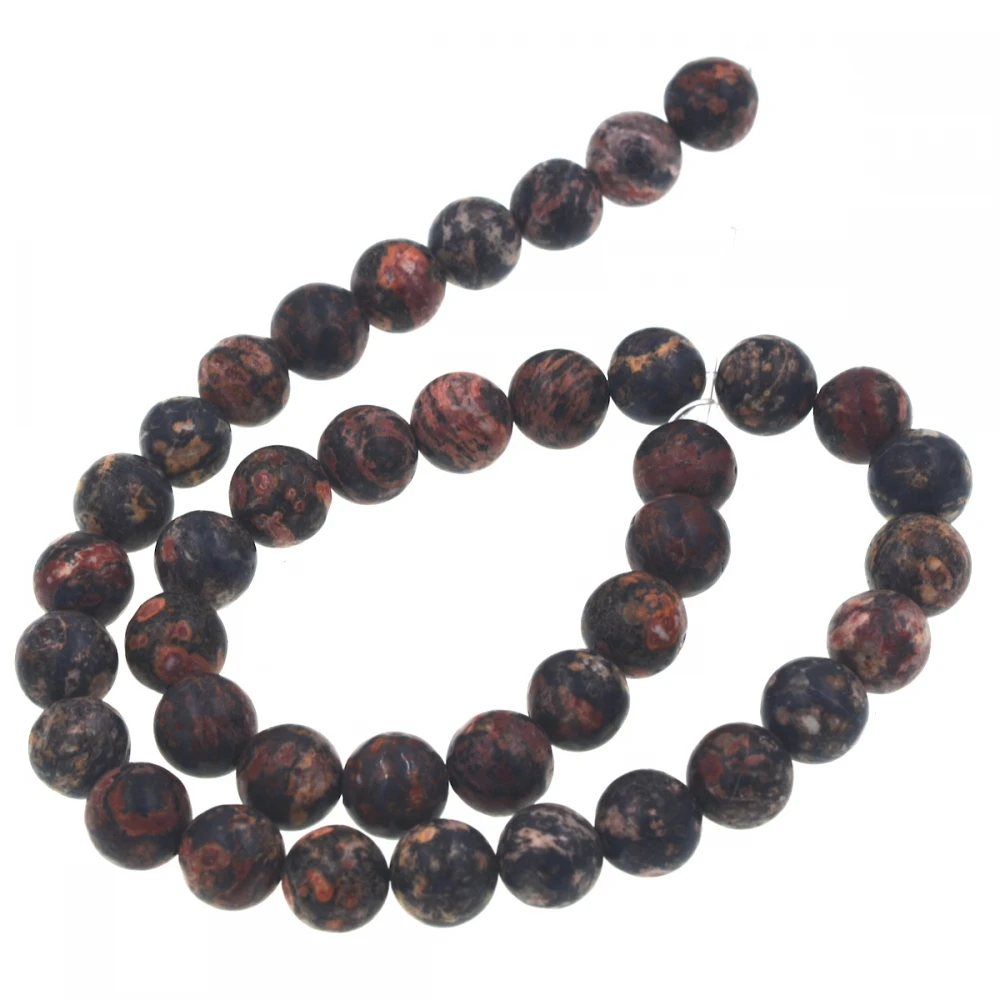 Бусины из натурального камня леопардовой кожи|bead strands|strand beadsbeads beads |