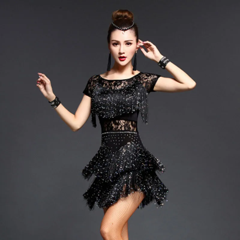 2022 Tassel Latin Dance Dress for Women Sexy Girls Sequim Fringe Ballroom Tango Salsa Samba Cha Cha Latin Dance Skirt for Sale
2022 Tassel Latin Dance Dress for Women Sexy Girls Sequim Fringe Ballroom Tango Salsa Samba Cha Cha Latin Dance Skirt for Sale