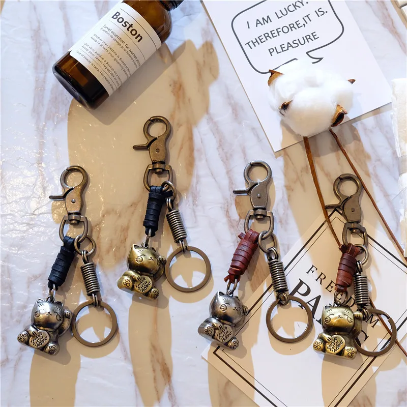 Metal Luck Cat Keychain Novelty Key Chain Car Key Ring Women Hangbag Charms Pendant For BMW AUDI HONDA Volkswagen accessories
Metal Luck Cat Keychain Novelty Key Chain Car Key Ring Women Hangbag Charms Pendant For BMW AUDI HONDA Volkswagen accessories