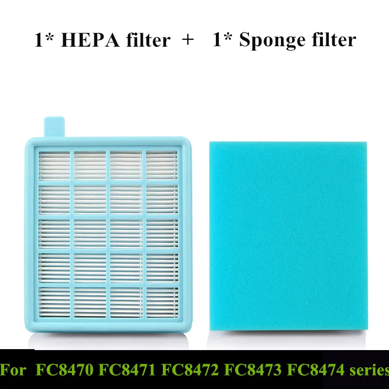 1x HEPA filter + 1x Sponge Filter FC8470 Air Filter for FC8471 8472 8473 8474 8475 Vacuum Cleaner Filter Parts Accessories
1x HEPA filter + 1x Sponge Filter FC8470 Air Filter for FC8471 8472 8473 8474 8475 Vacuum Cleaner Filter Parts Accessories