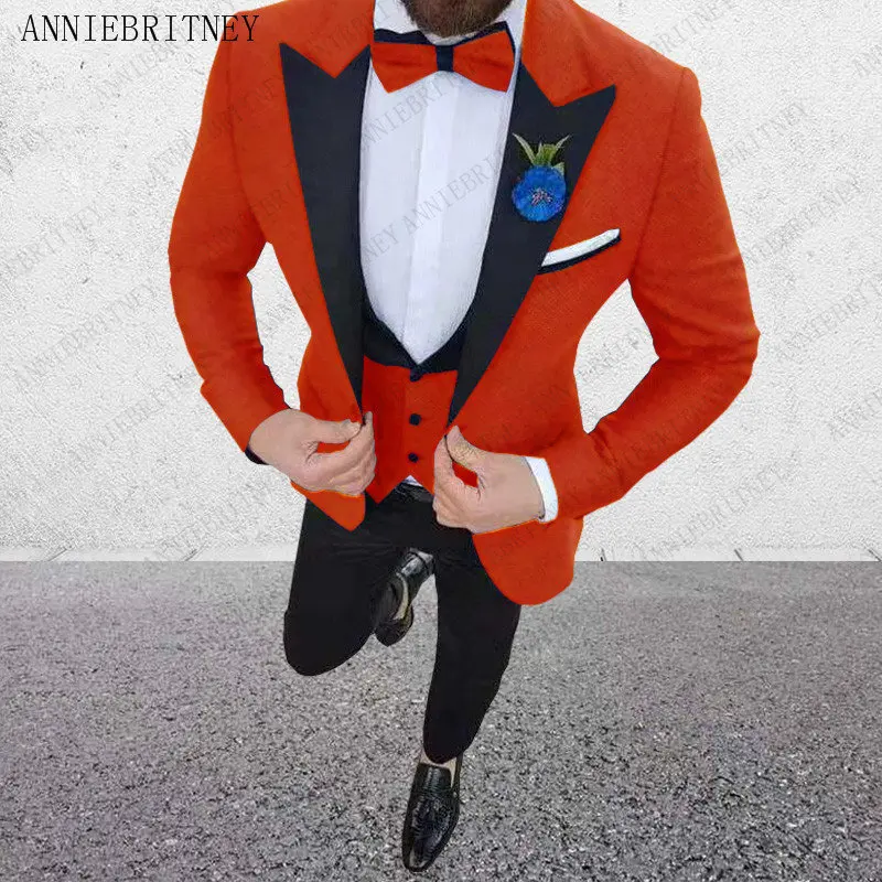 Мужской однотонный Блейзер ANNIEBRITNEY оранжевый деловой повседневный мужской костюм свадебный костюм для жениха официальный смокинг (пиджак + ...
Мужской однотонный Блейзер ANNIEBRITNEY оранжевый деловой повседневный мужской костюм свадебный костюм для жениха официальный смокинг (пиджак + ...
