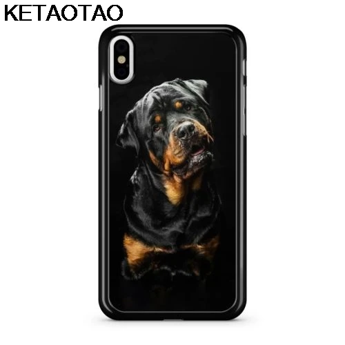 KETAOTAO милые счастливые собака добермана телефонные чехлы для iPhone 4S SE 5 5C 5S 6 6S 7 8 X Plus
