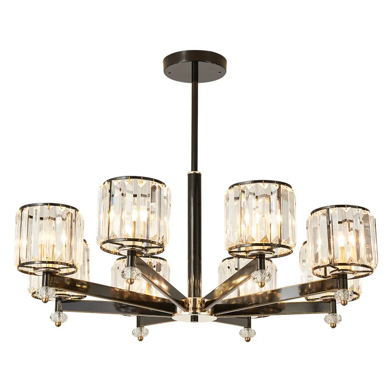 Classical Black Modern pendant lights for living room dining room 3/6/8 Rings crystal Metal body LED pendant Lamp
Classical Black Modern pendant lights for living room dining room 3/6/8 Rings crystal Metal body LED pendant Lamp