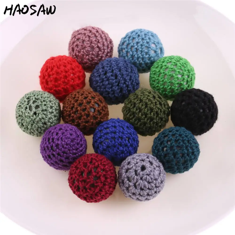 20MM 100Pcs/Lot Fashion Round Choose Color Knitting Beads Loose Beads Decoration For DIY Jewelry/Necklace/Bracelet Making
20MM 100Pcs/Lot Fashion Round Choose Color Knitting Beads Loose Beads Decoration For DIY Jewelry/Necklace/Bracelet Making