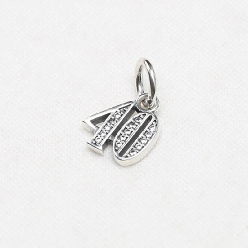 High Quality 925 Sterling Silver Charm Dangle Beads digital 40 pave full CZ DIY accessorie Fits Europe Bracelets Jewelry making
High Quality 925 Sterling Silver Charm Dangle Beads digital 40 pave full CZ DIY accessorie Fits Europe Bracelets Jewelry making