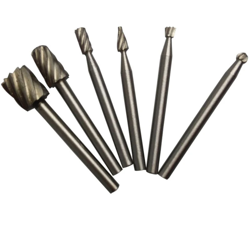 6 шт. фрезы из быстрорежущей стали для гравировального станка|milling cutter|router bithss milling