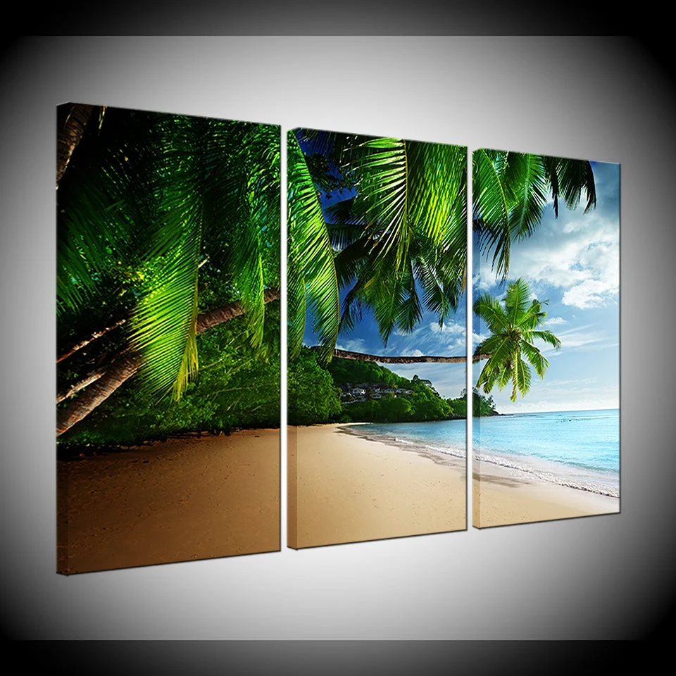 Modern Canvas Painting Framework HD Printed Wall Art Pictures 3 Pieces coconut tree Seascape Poster Room Home Decoration
Modern Canvas Painting Framework HD Printed Wall Art Pictures 3 Pieces coconut tree Seascape Poster Room Home Decoration