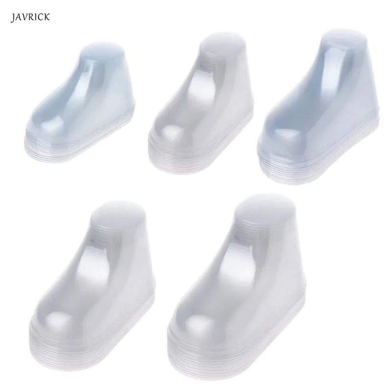 10Pcs Clear Plastic Baby Feet Display Baby Booties Shoes Socks Showcase Feet Display Half Boots Shoes Transparent PVC
10Pcs Clear Plastic Baby Feet Display Baby Booties Shoes Socks Showcase Feet Display Half Boots Shoes Transparent PVC