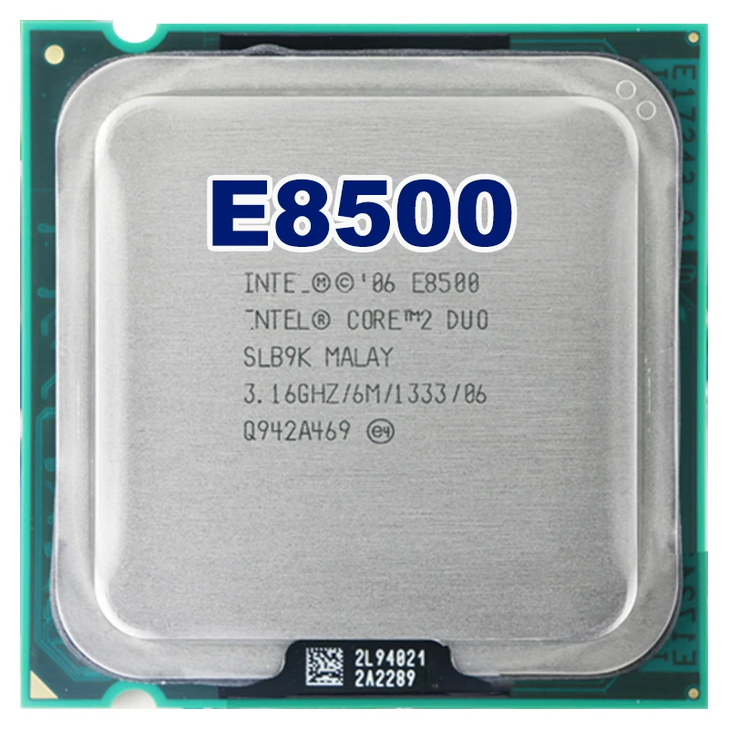 Процессор intel core 2 duo E8500 (3 16 ггц/6 мб/1333 ггц) разъем 775 бесплатная доставка