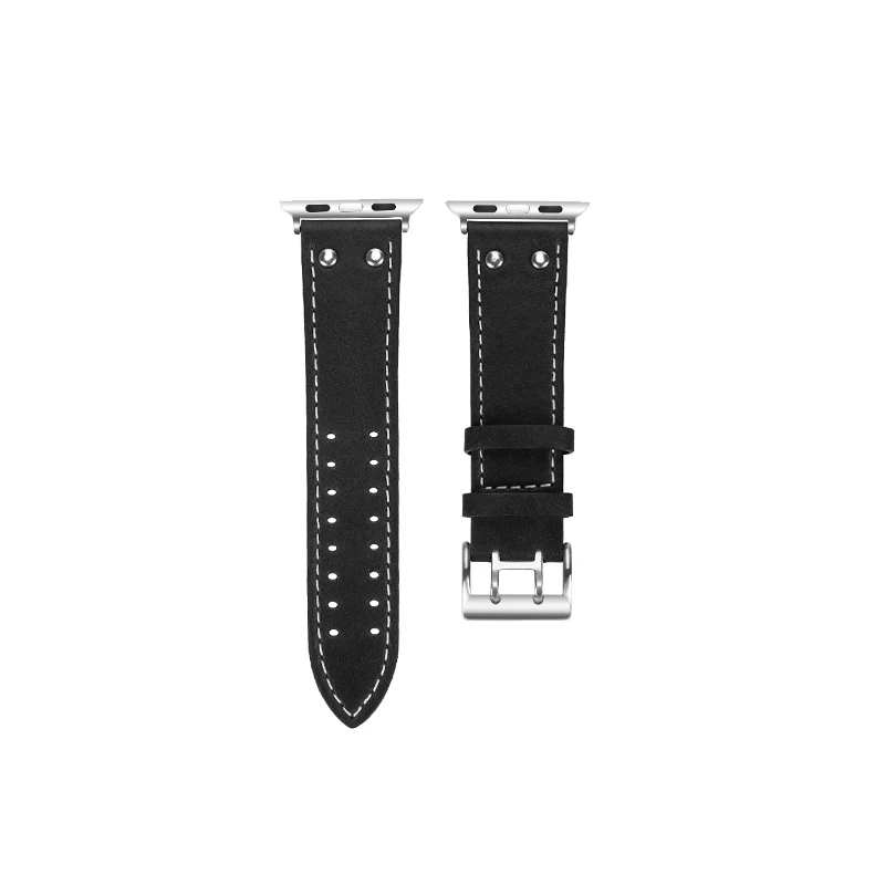 Полностью совместимый с Iwatch Band 38 мм 40 Женский сменный ремешок из натуральной кожи