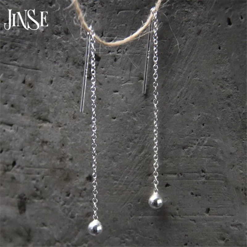 JINSE Fashion Cute Ear Wire Earrings Female Models Long Drop S925 Pure Silver Jewelry Dangle Earrings Brincos
JINSE Fashion Cute Ear Wire Earrings Female Models Long Drop S925 Pure Silver Jewelry Dangle Earrings Brincos