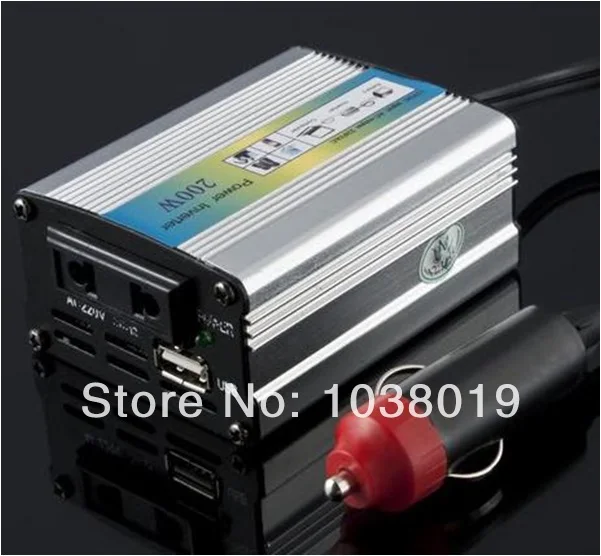 200W DC 12V to AC 220V modified sine wave Portable Car Power Inverter Adapater Charger Converter Transformer
200W DC 12V to AC 220V modified sine wave Portable Car Power Inverter Adapater Charger Converter Transformer