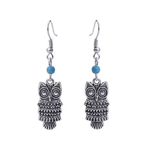 Seblasy Bohemian Natural Stone Beads Long Cute Animal Owl Statement Dangle Earrings for Women Vintage Party Jewelry Accessories
Seblasy Bohemian Natural Stone Beads Long Cute Animal Owl Statement Dangle Earrings for Women Vintage Party Jewelry Accessories