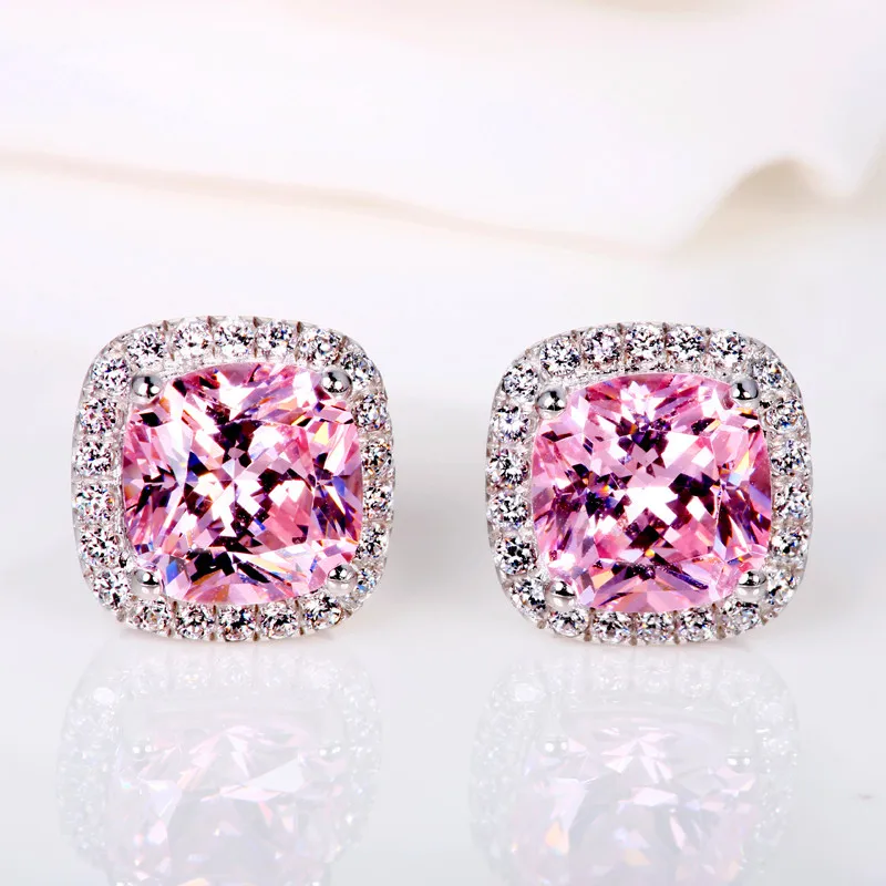 Luxury Female Purple Zircon Stone Earrings Fashion Rose Gold Silver Color Earrings Vintage Double Square Stud Earrings For Women
Luxury Female Purple Zircon Stone Earrings Fashion Rose Gold Silver Color Earrings Vintage Double Square Stud Earrings For Women