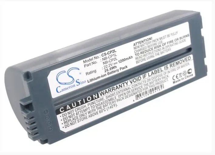 Cameron Sino 1200mAh battery for CANON Selphy CP- 500 CP-100 CP-1000 CP-710 Photo Printers NB-CP1L NB-CP2L NB-CP2LH
Cameron Sino 1200mAh battery for CANON Selphy CP- 500 CP-100 CP-1000 CP-710 Photo Printers NB-CP1L NB-CP2L NB-CP2LH