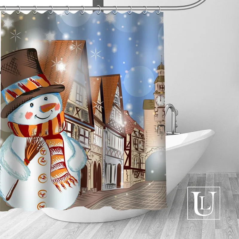 Snowman Shower Curtains Custom Design Creative Shower Curtain Bathroom Waterproof Polyester Fabric
Snowman Shower Curtains Custom Design Creative Shower Curtain Bathroom Waterproof Polyester Fabric