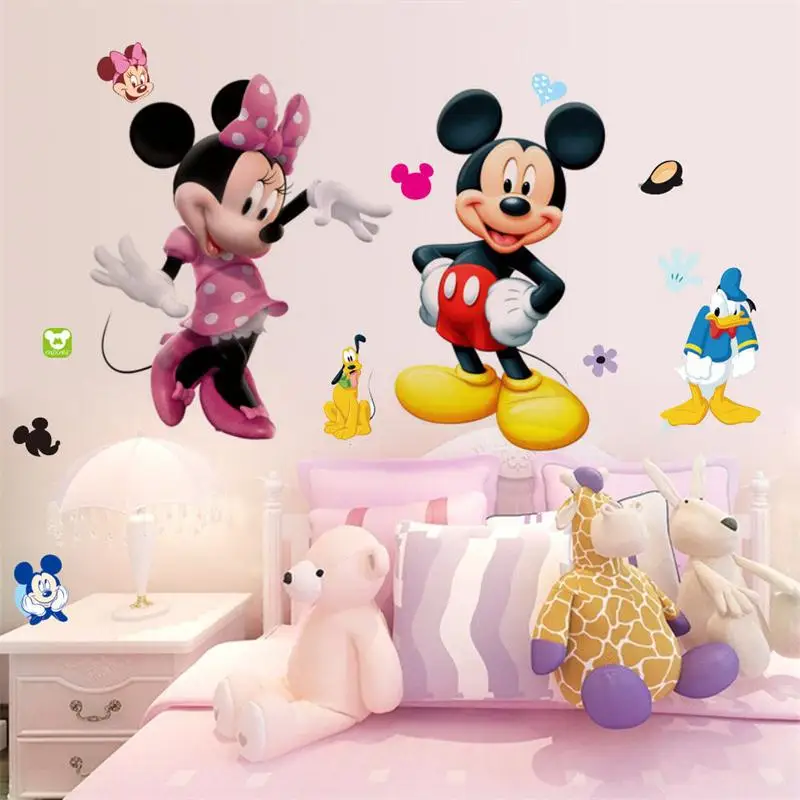 Mickey Mouse Wall Stickers Sticker Decorative Kids Boys Girls DIY Bedroom Wall Decor Decal Home Art Mural Wallpaper
Mickey Mouse Wall Stickers Sticker Decorative Kids Boys Girls DIY Bedroom Wall Decor Decal Home Art Mural Wallpaper