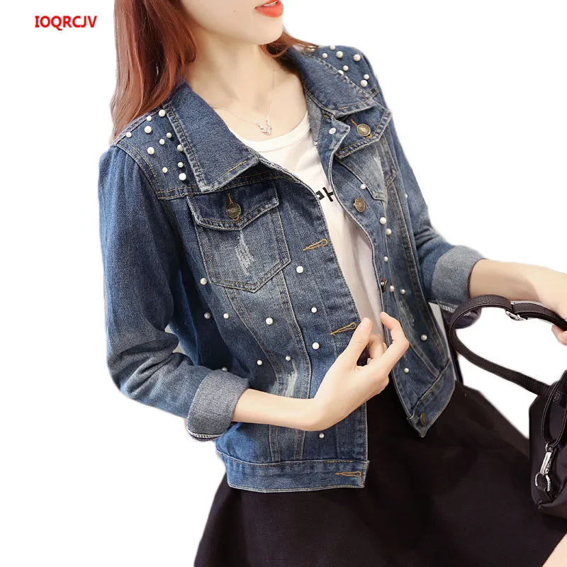 Large Size Women's Beading Denim Jacket 2019 Spring Autumn Short Slim Jeans Jackets Plus Size 5XL Ladies Basic Overcoat W883
Large Size Women's Beading Denim Jacket 2019 Spring Autumn Short Slim Jeans Jackets Plus Size 5XL Ladies Basic Overcoat W883