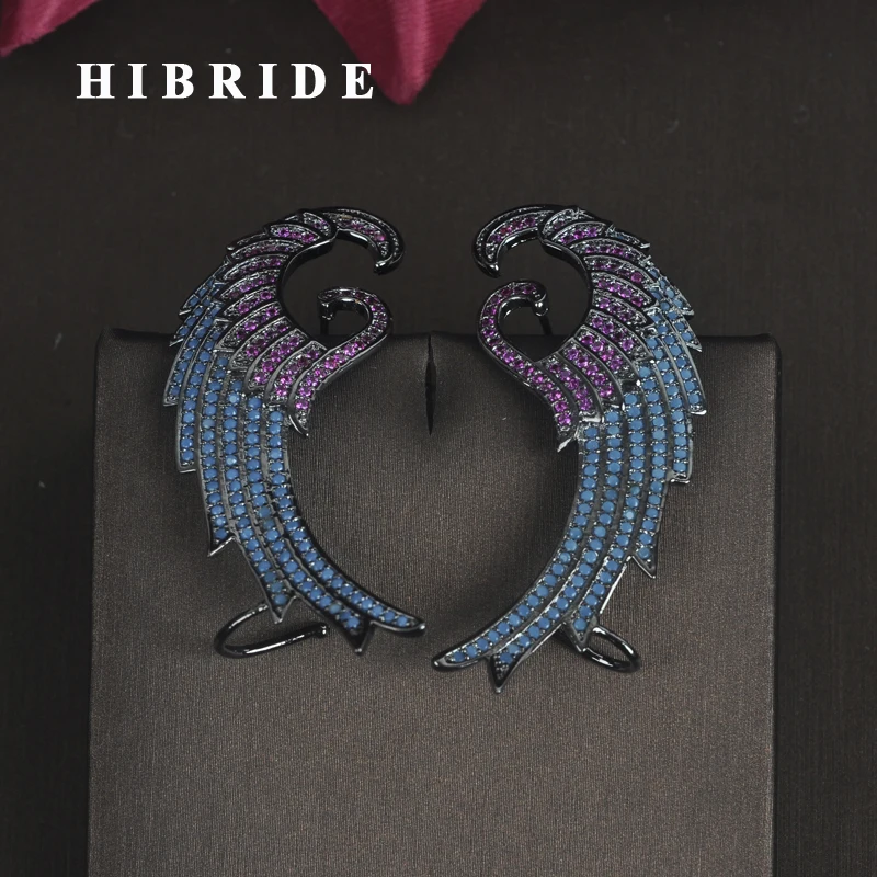 HIBRIDE New Fashion Feather Shape Multicolor Women Ear Cuff Earring Brincos Punk Style Girls Birthday Gifts Wholesale E-682
HIBRIDE New Fashion Feather Shape Multicolor Women Ear Cuff Earring Brincos Punk Style Girls Birthday Gifts Wholesale E-682