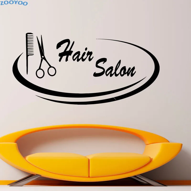 ZOOYOO Hair Salon Tools Wall Sticker Hair Cutting Wall Decal DIY Hairdressing For Barbershop Removable Window Decoration
ZOOYOO Hair Salon Tools Wall Sticker Hair Cutting Wall Decal DIY Hairdressing For Barbershop Removable Window Decoration
