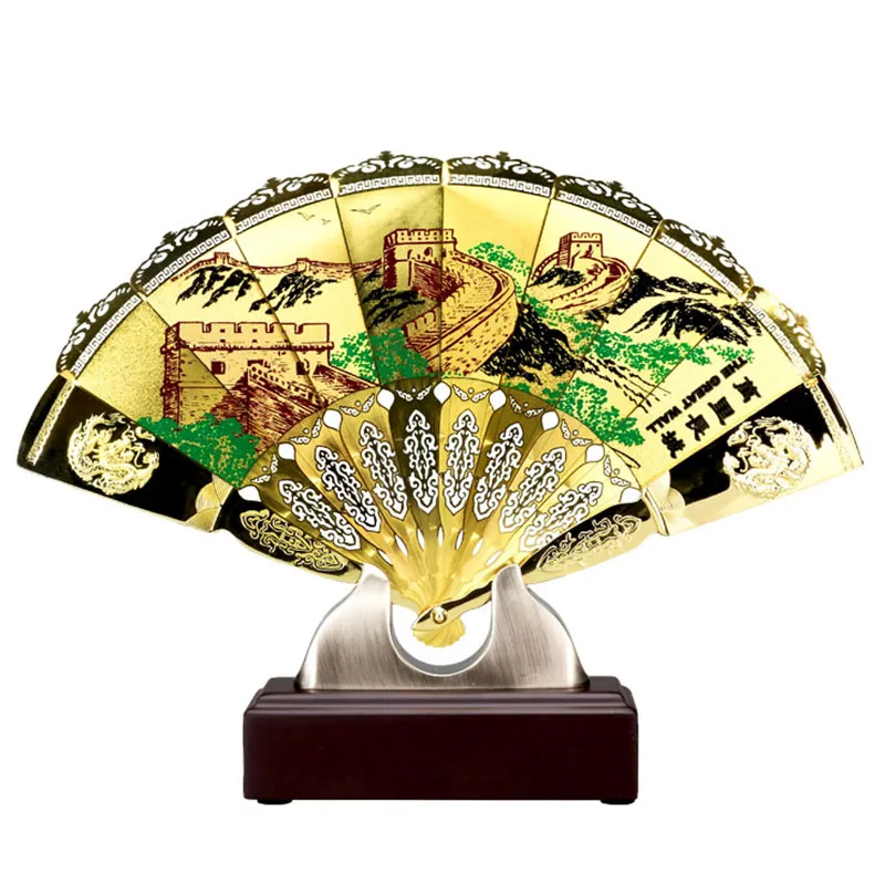 Folding Fan Pattern The Great Wall/Colorful Facebook/Panda/Qingming Shanghe Summer Vintage Bamboo Metal For Home Decor Church
Folding Fan Pattern The Great Wall/Colorful Facebook/Panda/Qingming Shanghe Summer Vintage Bamboo Metal For Home Decor Church