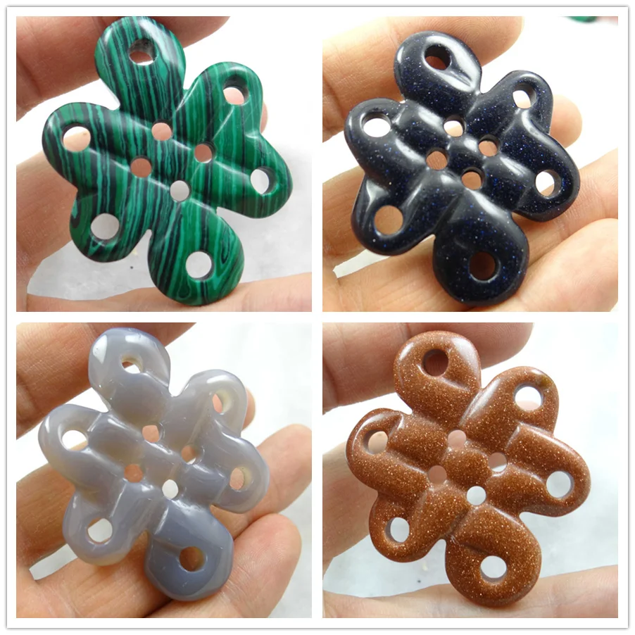 natural stone Chinese knot Quartz crystal Turquoises Agates aventurine pendant for diy Jewelry making necklace
natural stone Chinese knot Quartz crystal Turquoises Agates aventurine pendant for diy Jewelry making necklace