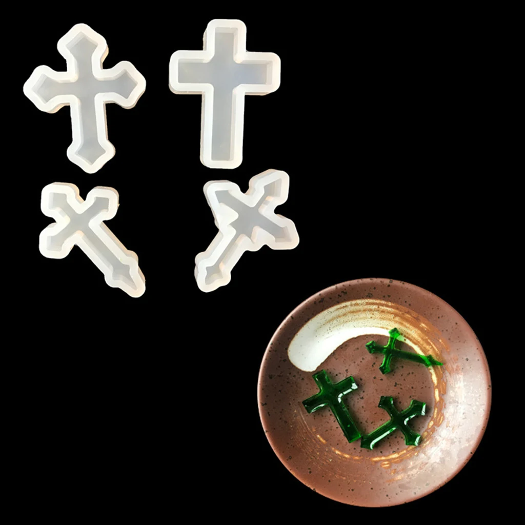 4 Pieces Cross Shape Silicone Pendant DIY Molds for Resin Casting Epoxy Handmade Crafts Jewelry Making
4 Pieces Cross Shape Silicone Pendant DIY Molds for Resin Casting Epoxy Handmade Crafts Jewelry Making