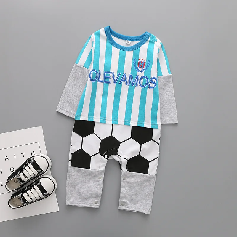 2018 New Children baby rompers newborn baby clothes long sleeve underwear cotton costume boys girls autumn football rompers
2018 New Children baby rompers newborn baby clothes long sleeve underwear cotton costume boys girls autumn football rompers