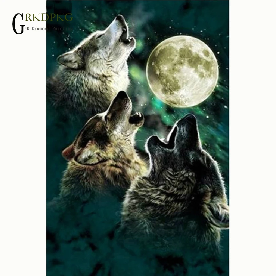 NEW forest wolf 5d Diamond Mosaic full Diamond Painting Cross Stitch Diamond Embroidery Animal Pattern rhinestone decoration ima
NEW forest wolf 5d Diamond Mosaic full Diamond Painting Cross Stitch Diamond Embroidery Animal Pattern rhinestone decoration ima