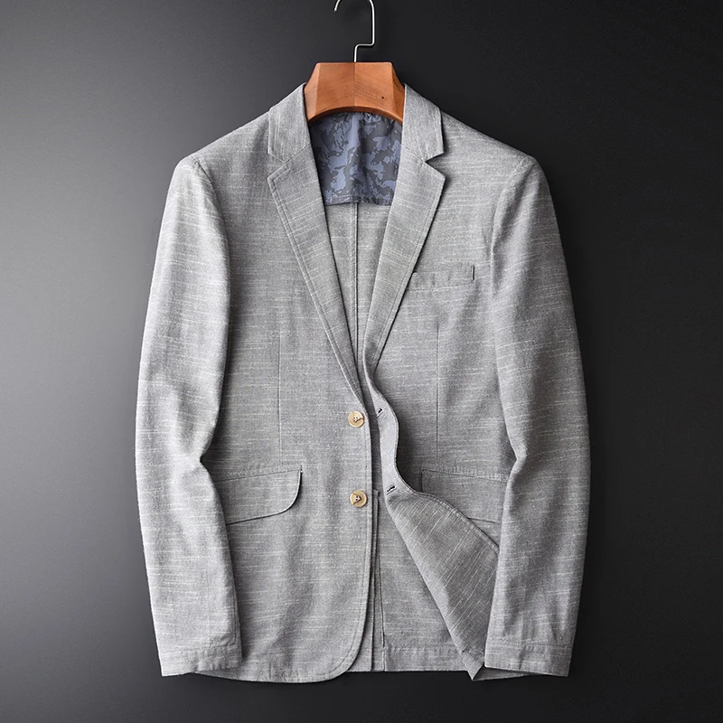 Minglu New Arrival Fashion Linen and Cotton Men's Blazer Classic Hight Quality Mens Suit Jacket Plus Size M L XL 2XL 3XL 4XL
Minglu New Arrival Fashion Linen and Cotton Men's Blazer Classic Hight Quality Mens Suit Jacket Plus Size M L XL 2XL 3XL 4XL
