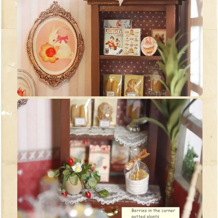 Doll House CASA DE BONECA Miniature Diy Puzzle Model Wooden Large si'ze Building Dollhouse Toys Birthday Gifts SWEET BERRY TIME
Doll House CASA DE BONECA Miniature Diy Puzzle Model Wooden Large si'ze Building Dollhouse Toys Birthday Gifts SWEET BERRY TIME