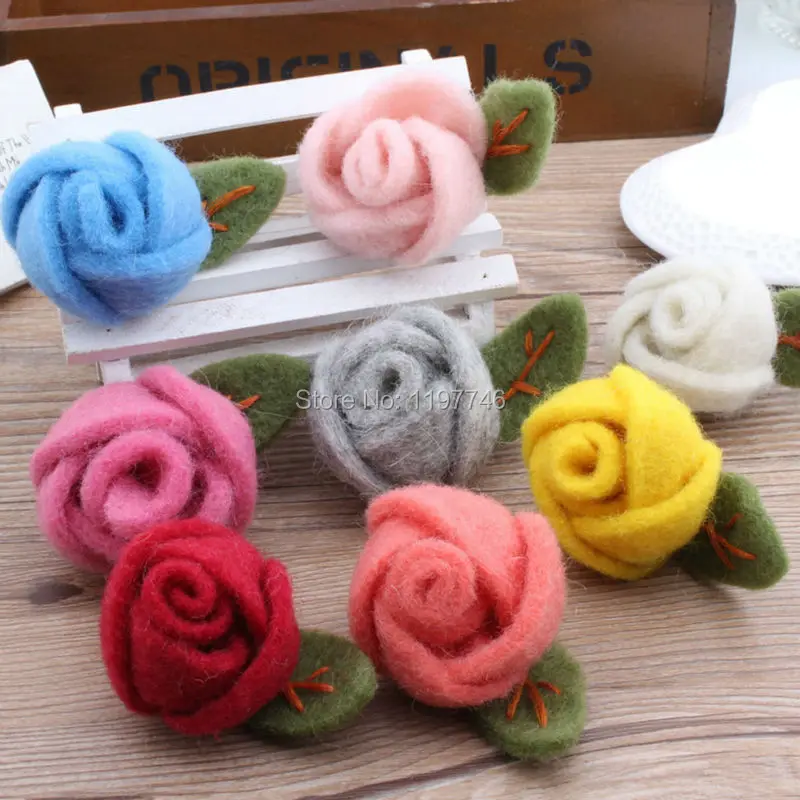 Various Color Handmade Wool Felt Rose Flower Doll Ball Diy Balls For Jewelry Home Christmas Decor 5pcs 70x50mm Free Shipping
Various Color Handmade Wool Felt Rose Flower Doll Ball Diy Balls For Jewelry Home Christmas Decor 5pcs 70x50mm Free Shipping