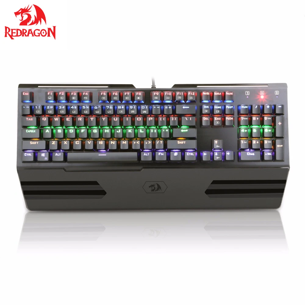 Redragon K560 Mechanical Gaming Keyboard Gamer Backlit Blue Switches 7 Colour LED Rainbow Anti-ghosting 104 Key
Redragon K560 Mechanical Gaming Keyboard Gamer Backlit Blue Switches 7 Colour LED Rainbow Anti-ghosting 104 Key