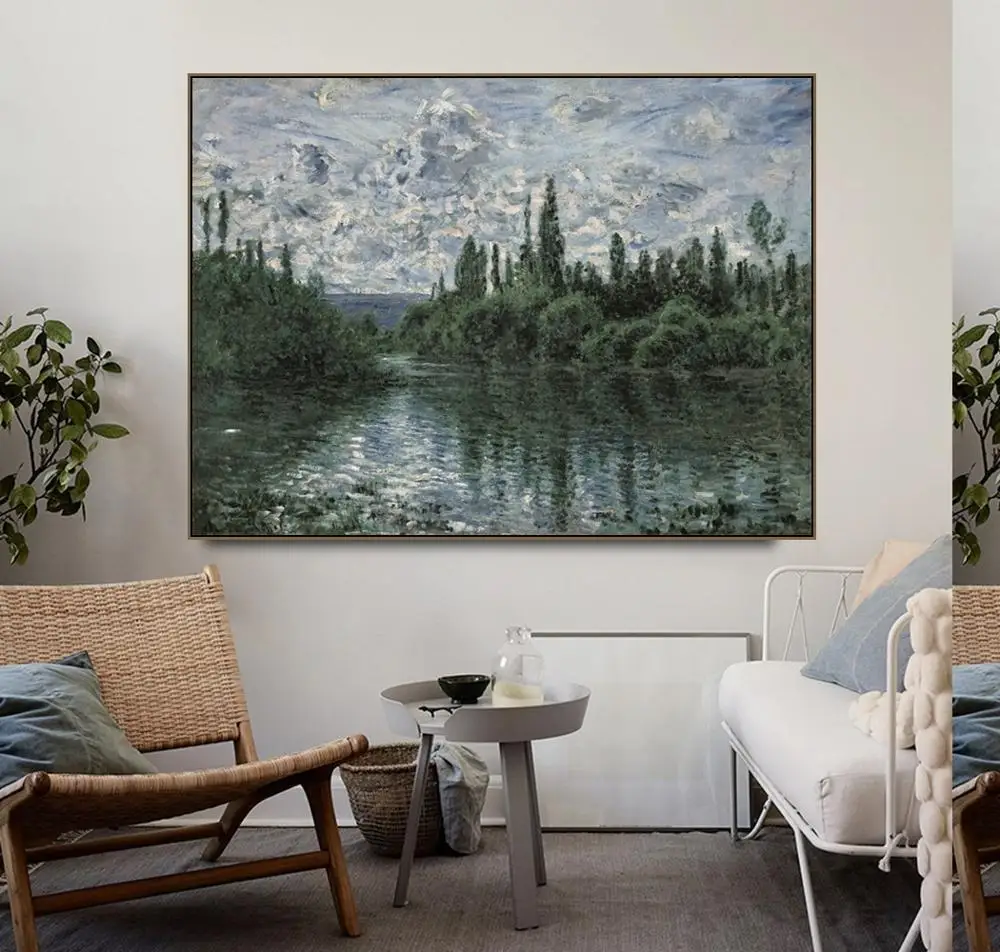 Seine Riverside by Claude Monet Posters and Print Canvas Painting Calligraphy Wall Pictures for Living Room Bedroom Home Decor
Seine Riverside by Claude Monet Posters and Print Canvas Painting Calligraphy Wall Pictures for Living Room Bedroom Home Decor