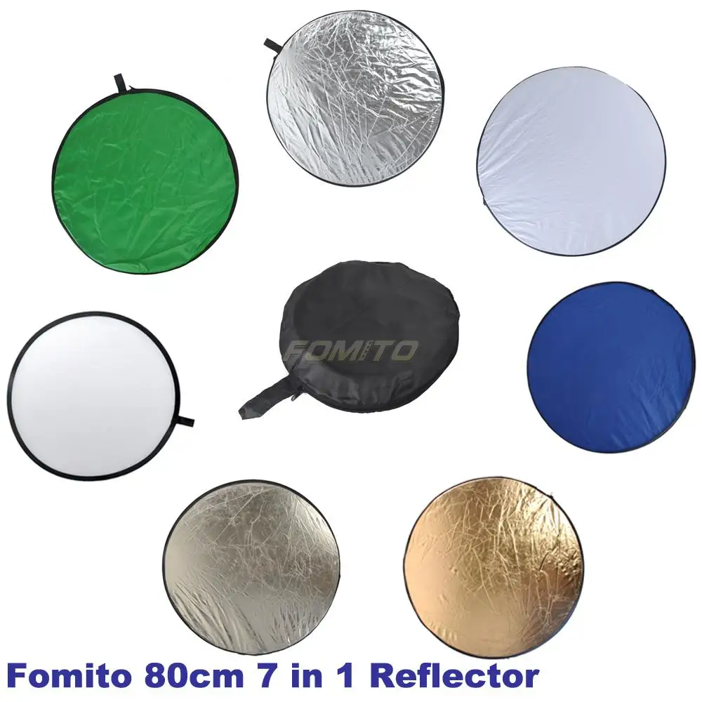 Fomito 80cm/31.5" Mulit Collapsible Disc Reflector 7 in 1 Photo Reflector Photography For Studio Photography Room
Fomito 80cm/31.5" Mulit Collapsible Disc Reflector 7 in 1 Photo Reflector Photography For Studio Photography Room