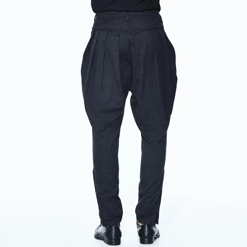 Punk Men's Harem Pants High Waisted Slim Causal Long Trousers Polyester Winter Pants
Punk Men's Harem Pants High Waisted Slim Causal Long Trousers Polyester Winter Pants