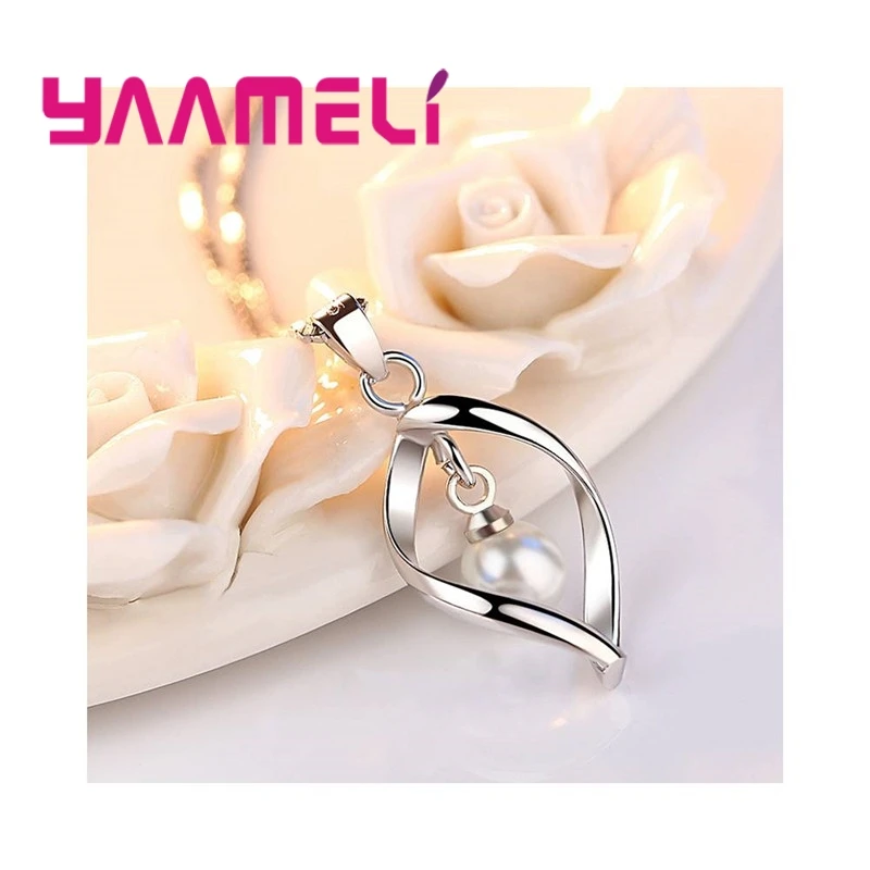 Elegant Genuine 925 Sterling Silver Box Chians Dangle Pearls Necklace For Women Wedding Fashion Choker Accessories
Elegant Genuine 925 Sterling Silver Box Chians Dangle Pearls Necklace For Women Wedding Fashion Choker Accessories