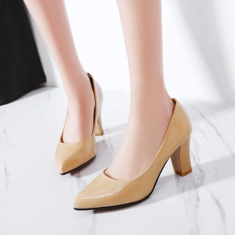 Women High Heels Pumps Black Block Heel Shoes 2019 Sexy High Heels Ladies Wedding Work Shoes Red Heels Nude Sexy Female Shoes
Women High Heels Pumps Black Block Heel Shoes 2019 Sexy High Heels Ladies Wedding Work Shoes Red Heels Nude Sexy Female Shoes