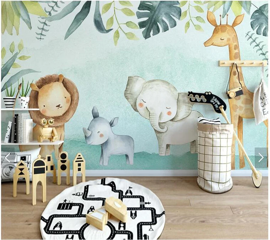 Custom kids papel de parede, cute animal mural for children's room living room sofa backdrop home decor wallpaper
Custom kids papel de parede, cute animal mural for children's room living room sofa backdrop home decor wallpaper