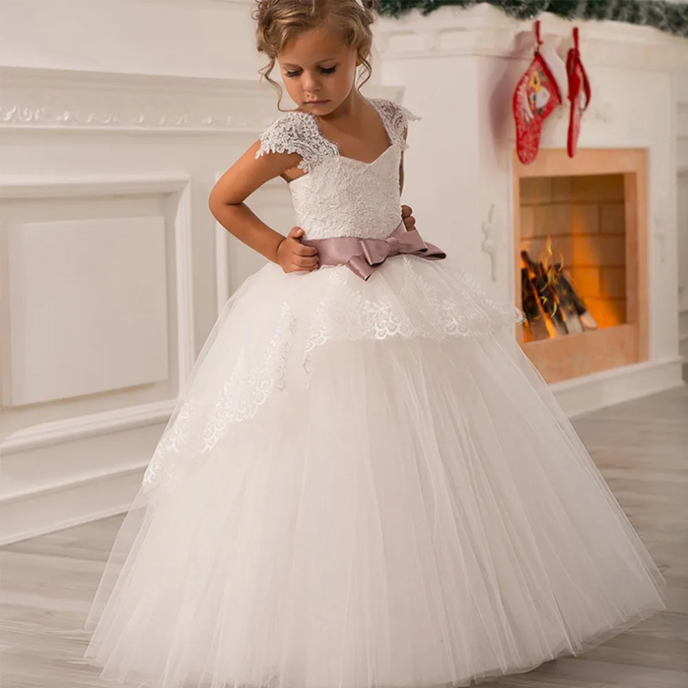 ANTI Princess Ball Gown Long White Flower Girl Dresses 2019 Soft Tulle First Communion Dresses Girls Pageant Dress Prom Dress
ANTI Princess Ball Gown Long White Flower Girl Dresses 2019 Soft Tulle First Communion Dresses Girls Pageant Dress Prom Dress