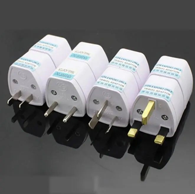 500pcs Universal US EU AU UK Plug Adapter 2 Pin EU To US American European Australian Travel Adapter Plug Power Sockets Outlet
500pcs Universal US EU AU UK Plug Adapter 2 Pin EU To US American European Australian Travel Adapter Plug Power Sockets Outlet