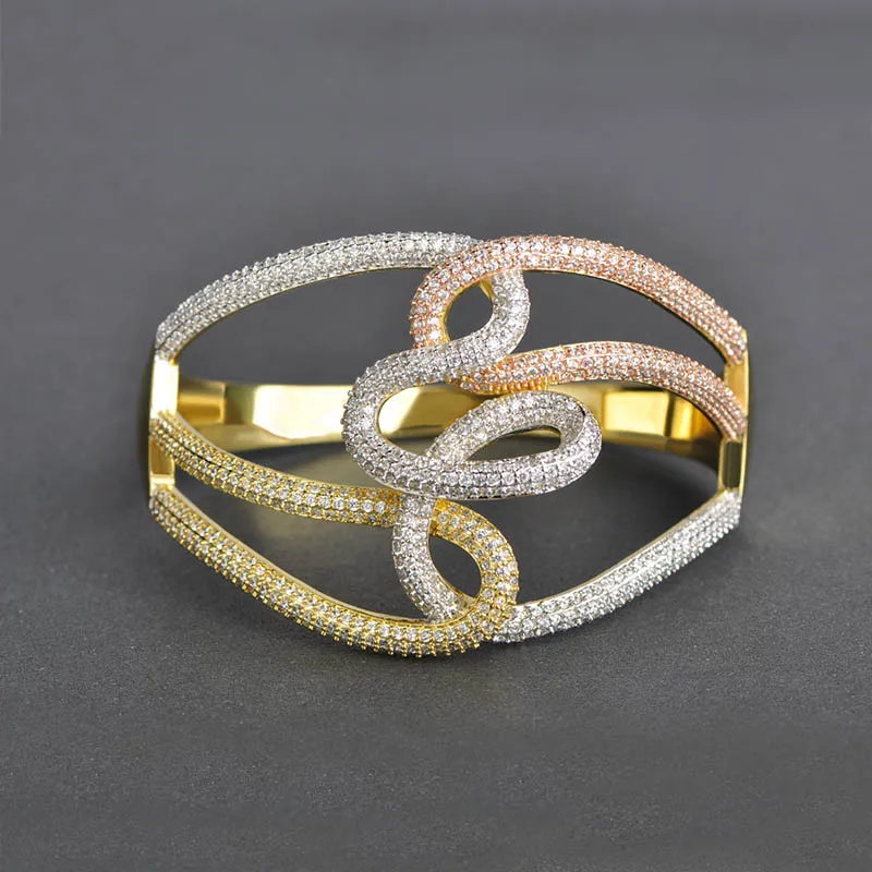 Madrry Luxury Copper Width Bangles Ring Women Wedding Jewelry Sets Multi Tone Cubic Zirconia Pulseira Aneis Copper Accessories
Madrry Luxury Copper Width Bangles Ring Women Wedding Jewelry Sets Multi Tone Cubic Zirconia Pulseira Aneis Copper Accessories
