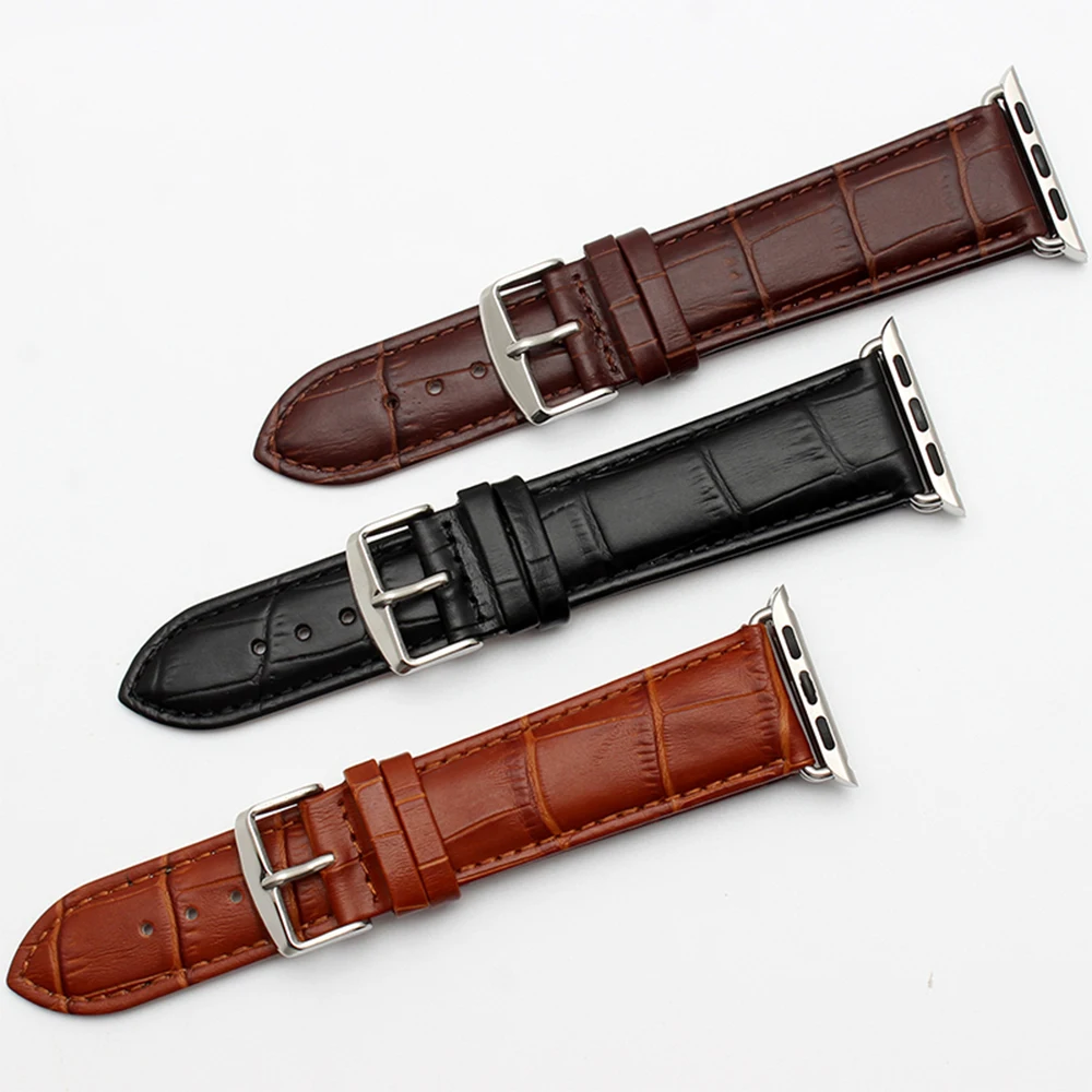 UYOUNG Watchband 22mm 24mm For Iwatch 38mm 42mm Quality Genuine Leather Strap With Adapter
UYOUNG Watchband 22mm 24mm For Iwatch 38mm 42mm Quality Genuine Leather Strap With Adapter