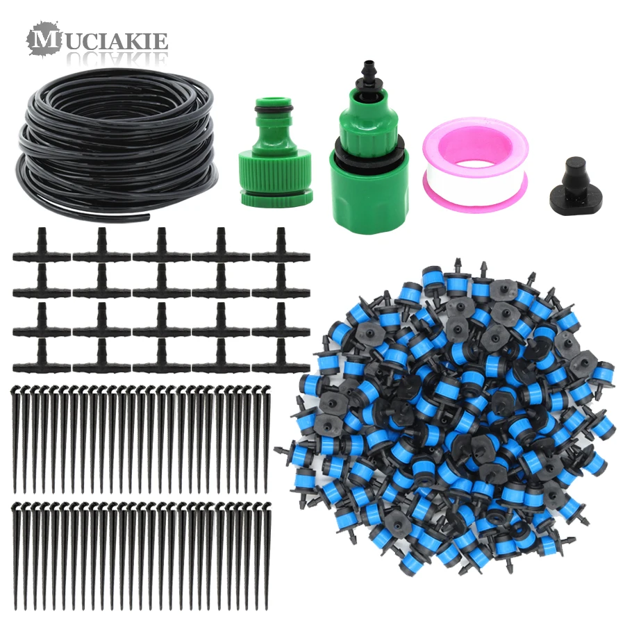 MUCIAKIE 25M Drip Irrigation System Automatic Plant Self Watering Garden Adjustable 360 Degrees Scattering Sprinklers Watering
MUCIAKIE 25M Drip Irrigation System Automatic Plant Self Watering Garden Adjustable 360 Degrees Scattering Sprinklers Watering