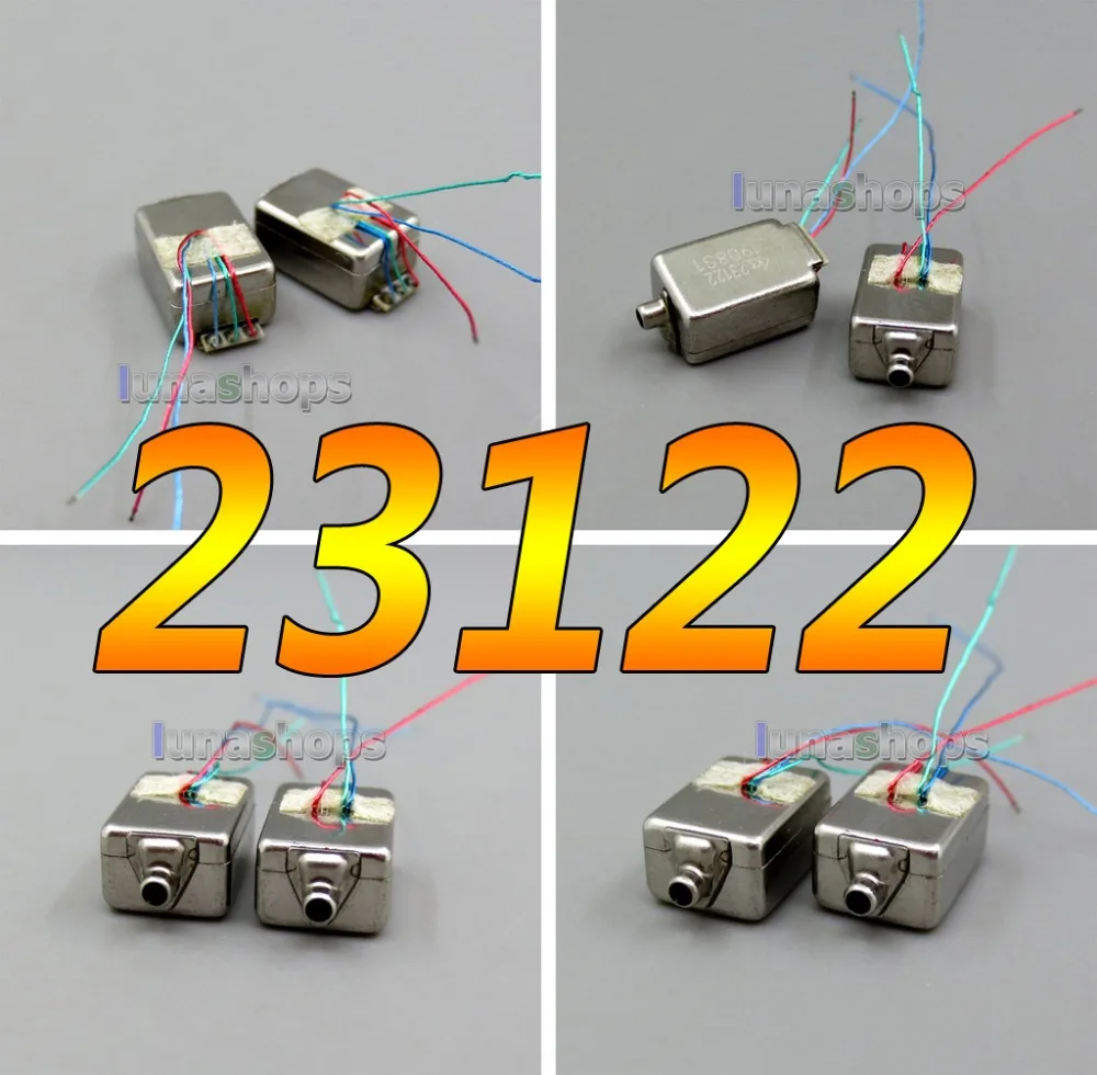 LN005984 CK-23122 Balanced Armature Driver Earphone Speaker For Knowles UE JH In-Ear Monitor IEMs Noise Cancelling
LN005984 CK-23122 Balanced Armature Driver Earphone Speaker For Knowles UE JH In-Ear Monitor IEMs Noise Cancelling
