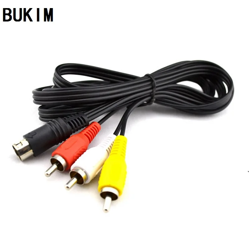 BUKIM 100 шт. 1,8 м AV RCA аудио-видео кабель для Sega Genesis 2 3 II III Соединительный шнур 3RCA до 9 контактов никелированный штекер для игр
BUKIM 100 шт. 1,8 м AV RCA аудио-видео кабель для Sega Genesis 2 3 II III Соединительный шнур 3RCA до 9 контактов никелированный штекер для игр