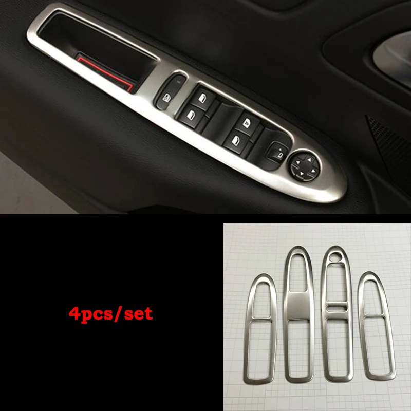 For Citroen C4 2016 Stainless Steel Car Electric Power Window Lifter Switch Decoration FIT LHD RHD Cover Trim Accessories 4Pcs
For Citroen C4 2016 Stainless Steel Car Electric Power Window Lifter Switch Decoration FIT LHD RHD Cover Trim Accessories 4Pcs