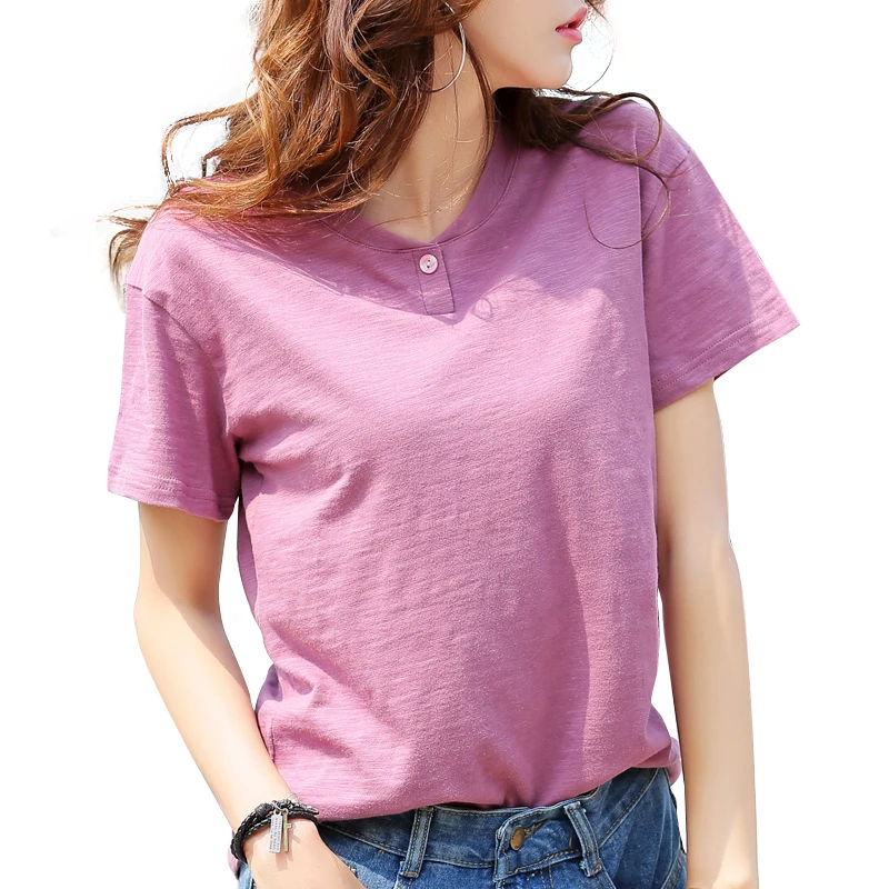 2019 New Fashion Women's T-Shirt Basic Retro Tee Tops Short Sleeve O-neck Women T Shirts Casual Thin Style Female Shirt 3XL
2019 New Fashion Women's T-Shirt Basic Retro Tee Tops Short Sleeve O-neck Women T Shirts Casual Thin Style Female Shirt 3XL